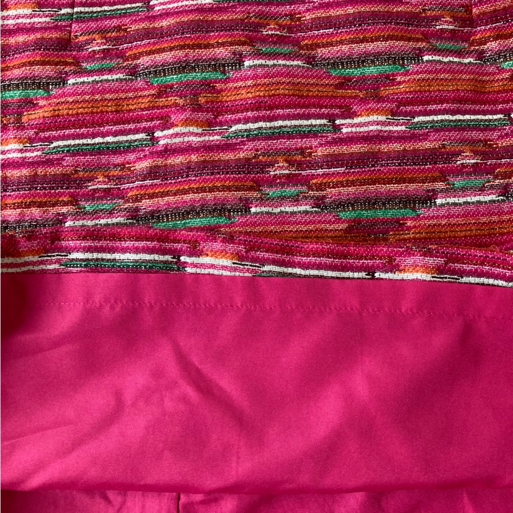 LOFT Pink Patterned Mini Skirt Size 4 - Picture 7 of 7